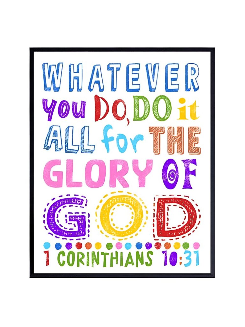 Christian Wall Art & Decor - Religious Wall Decor - Bible Verses Wall Decor